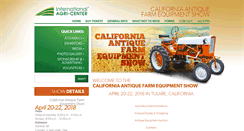 Desktop Screenshot of antiquefarmshow.org